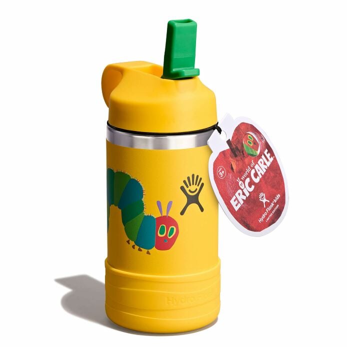 kids-12-oz-bottle-world-of-eric-carletm-z9 le26-w12-1000-kids-12-oz-wide-straw-cap-and-boot-yellow-caterpillar-angled-lid-open-withtag_1.jpg